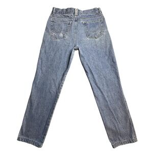 Vintage Bugle Boy Straight Jeans Mens 32x30 Medium Wash Blue Denim Mid Rise 90s